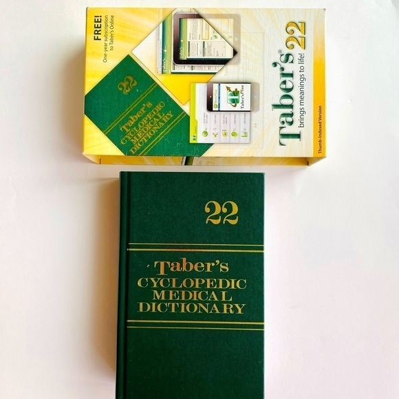 TABOR'S Cyclopedic Medical Dictionary w Jacket - Picture 1 of 9